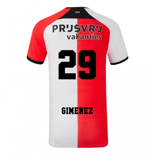 Feyenoord Santiago Gimenez #29 Domaci Dres 2024-25 Kratak Rukav